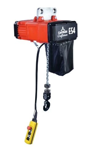 Motorized chain hoist for continuous industrial lifting